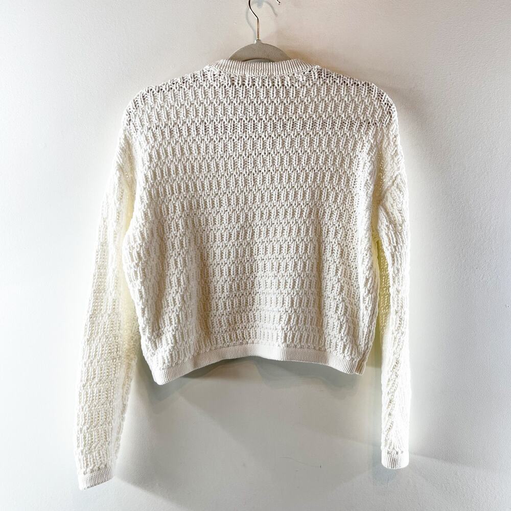 Pistola Katya Long Sleeve Crewneck Pullover Sweater Le Blanc White XS - Picture 5 of 6
